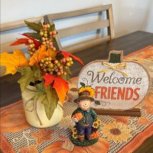 🍁🍃 Autumn Welcome Friends Table Decor Set